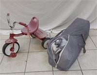RADIO FLYER TRICICLE & SCREEN TENT