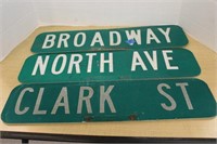 SELECTION OF STREET SIGNS