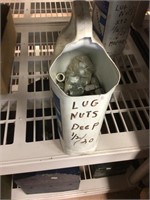 Gallon jug of lug nuts