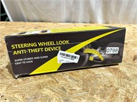 New anti theft steering wheel car lock device