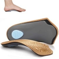 Arch Support Insoles for Women/Men, 3/4 Plantar Fa