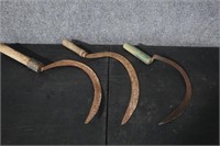 Three Antique Scythes