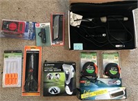 X - TAPE MEASURES, WET/DRY SHAVER, SHEARS, METER