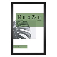 MCS Studio Gallery Frame, Black Woodgrain, 14 x