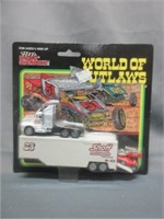 World of Outlaws #23 Shoff car and hauler