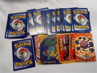 An Assortment of Pokémon Collector Cards