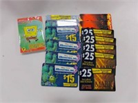 (13) Hastings Entertainment Gift cards - No Value