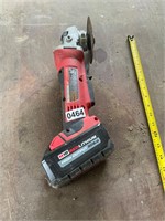 Milwaukee Cut Off Saw with battery-working