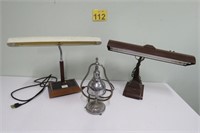 Vintage Harp Crome Lamp & Desk Lamps