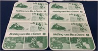 lot of 6 John Deere Paper Placemats