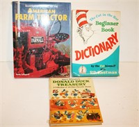 Book Lot - Farmall Tractor, Dr. Seuss, Walt