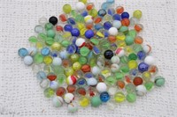 BAG OF ASSORTED MARBLES