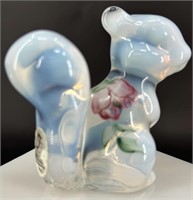 Fenton Hp French Opal Squirrel By D Wright