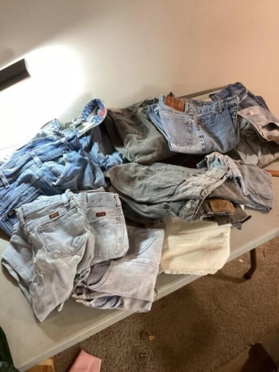 Lee and Other jeans size 9 to size 40 multiple