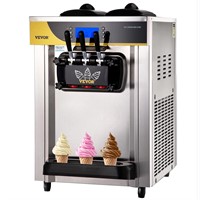 VEVOR Commercial Ice Cream Maker, 2x6L Hopper,