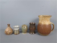 Lot Of Assorted Hand Made Pottery Pieces