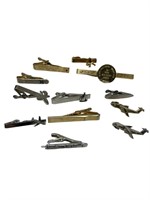 Tie clip grouping aviation planes bowling plus