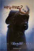 Batman Dark Knight Autograph Poster