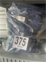 Blue Flannel Throw Blanket 90x90 (U242)