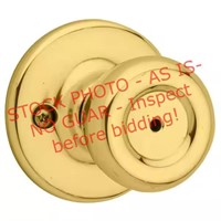 Kwikset Tylo Polished Brass Bed/Bath Door Knob