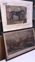 2 EQUESTRIAN RELATED ENGRAVING PRINTS
