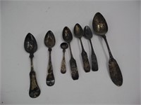 Lot (7) Early Spoons - Sterling?