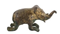 Tang Dynasty Gilt Bronze Elephant