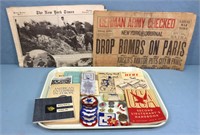 WWII Era Pins, Patches & Booklets