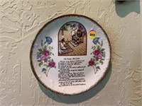 The Twenty Third Psalm plate