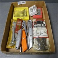 Assorted Craftsman Tools - Bites - Rivet - Etc