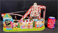 J Chein Roller Coaster Tin Litho Wind-Up Toy