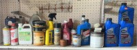 Various cleaners, fluids and car products