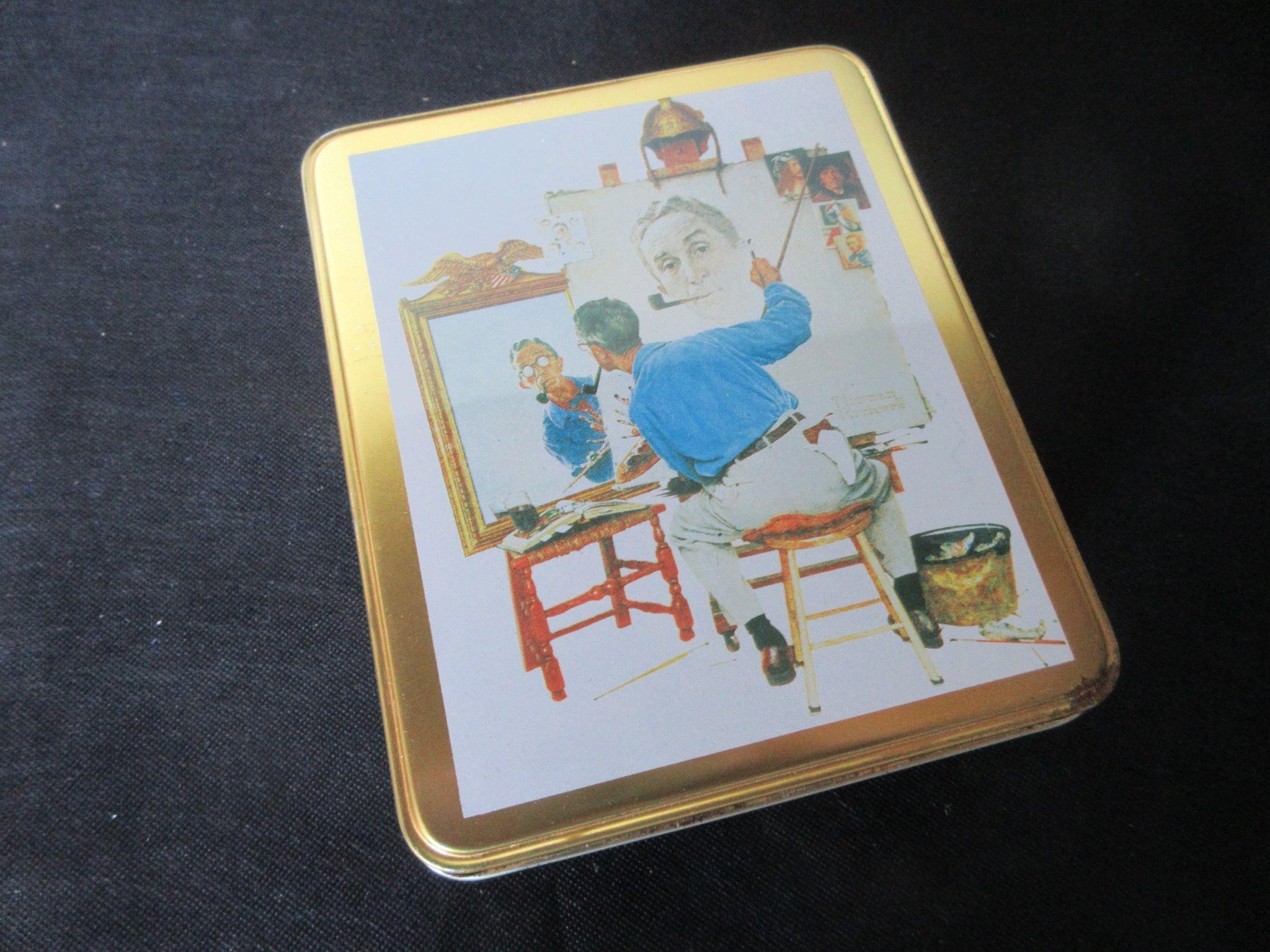 Norman Rockwell Collector Tin 5.5" x 7"