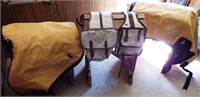 (2) Horse Blankets and (2) Saddle Packs