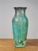 CLEWELL COPPER-CLAD VASE