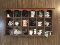 display rack w/ pitchers, bring tools, you remove