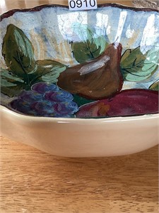 Decorative fall colored bowl