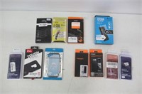 (Lot of 10) Samsung S8, S9 Cell Phone Caes & Scree