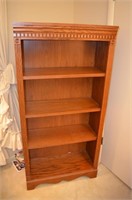Oak Bookcase with Adjustable Shelves