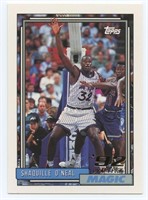 Rare Condition 1992-93 Topps Shaquille O'Neal