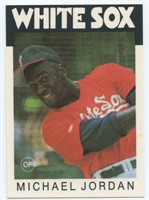 Michael Jordan Chicago White Sox Baseball Card -