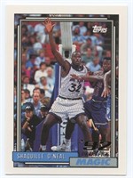 Rare Condition 1992-93 Topps Shaquille O'Neal