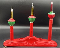 Vintage Christmas Bubble Light Candlebra (Works