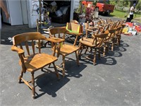 12 - Cushman Collection Wood Chairs