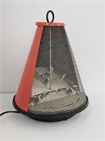 SPACE AGE RED ELECTRIC HEATER - WORKS