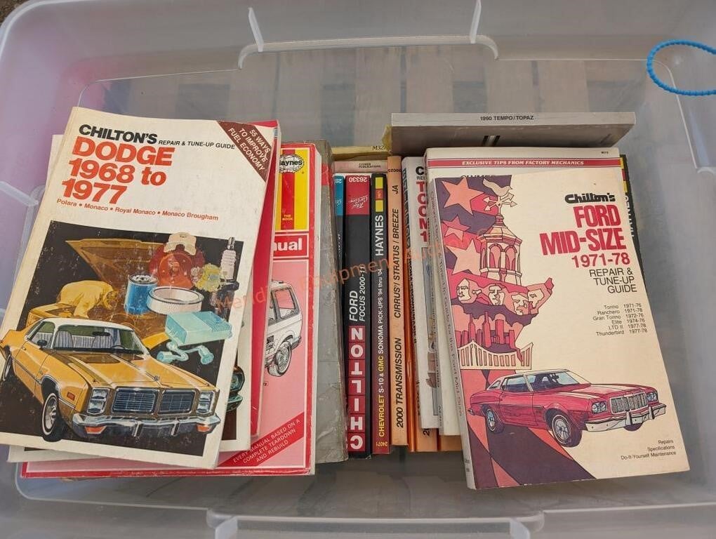 Chilton Manuals & Auto Shop Manuals