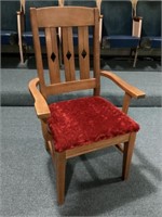 Oak lodge chair