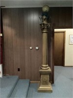 Approximately 9 foot Masonic pillar