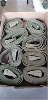 Tray Lot Of Assorted Military Straps