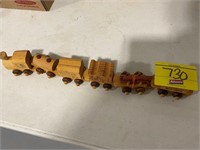 WOODEN MITE TRAIN SET